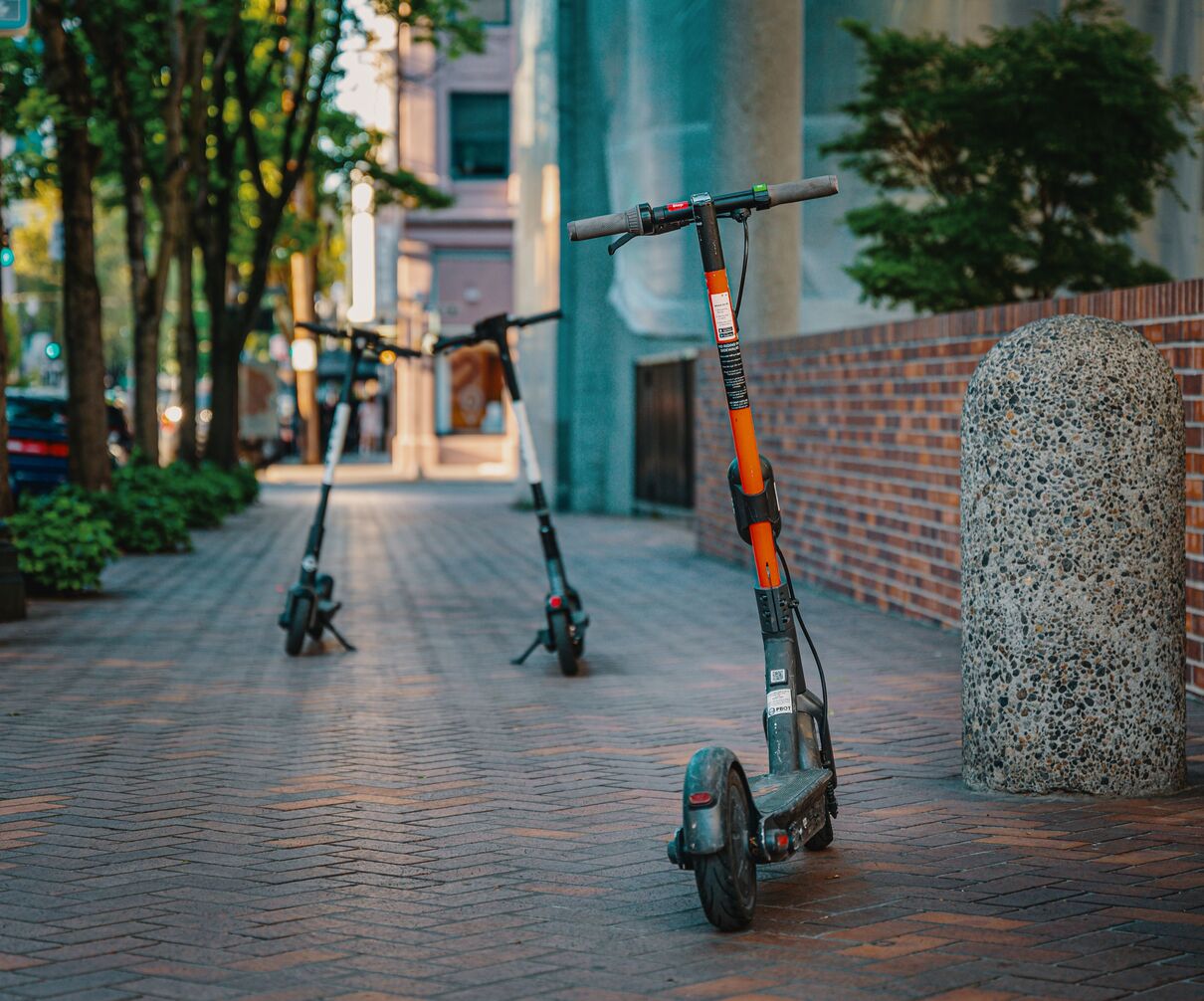 Electric scooter security