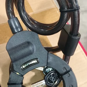 Heavy duty scooter/bike lock with keys