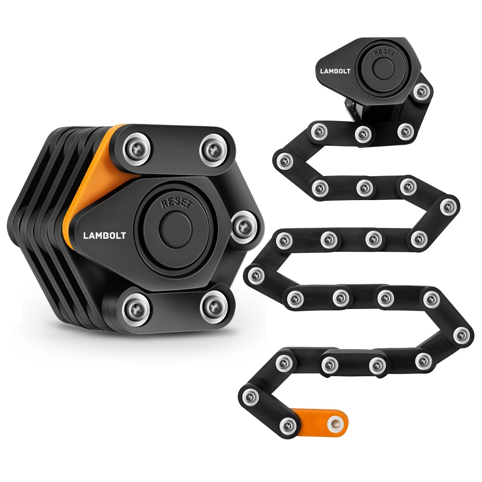 Electric Scooter Lock - Heavy Duty Anti-Theft Folding Combination Bike Lock f...