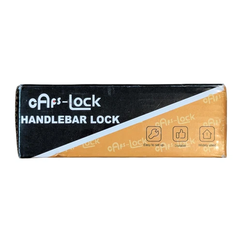 Caps-Lock Handlebar Lock Anti Theft Motorcycle Scooter Bike Universal Open Box